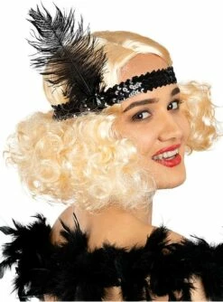 Peluca Rubia De Los Años 20 -FUNIDELIA Ventas peluca rubia de los anos 20 1 1