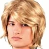 Peluca Rubia Músico De Los 60 Para Hombre