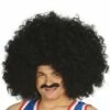 Peluca Súper Gigante Negra De Rizos -FUNIDELIA Ventas peluca super gigante negra de rizos