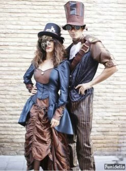 Sombrero Steampunk Negro Con Hebilla Y Plumas Para Adulto -FUNIDELIA Ventas sombrero de copa negro con hebilla y plumas steampunk para adulto 2