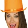Sombrero Elegante Naranja Para Adulto -FUNIDELIA Ventas sombrero elegante naranja para adulto