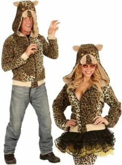 Sudadera De Leopardo Amigable Para Adulto