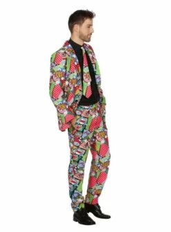 Traje Con Diseño De Pop Art -FUNIDELIA Ventas traje de arte pop para hombre 2