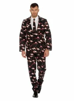 Traje Con Diseño De Flamencos