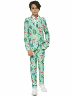 Traje Tropical Flamencos Para Niño - Suitmeister
