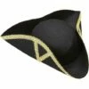 Tricornio Negro De General -FUNIDELIA Ventas tricornio negro de general