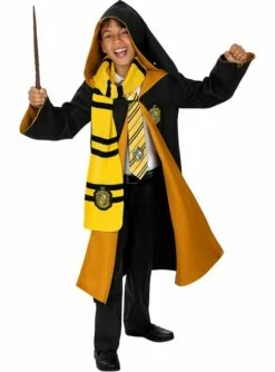 Túnica Réplica Hufflepuff Para Niños - Diamond Edition -FUNIDELIA Ventas tunica replica hufflepuff para ninos diamond edition 1