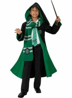 Túnica Réplica Slytherin Para Niños - Diamond Edition -FUNIDELIA Ventas tunica replica slytherin para ninos diamond edition 1