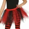 Tutú Rojo Y Negro Con Brillantina Para Niña -FUNIDELIA Ventas tutu rojo y negro con brillantina para nina